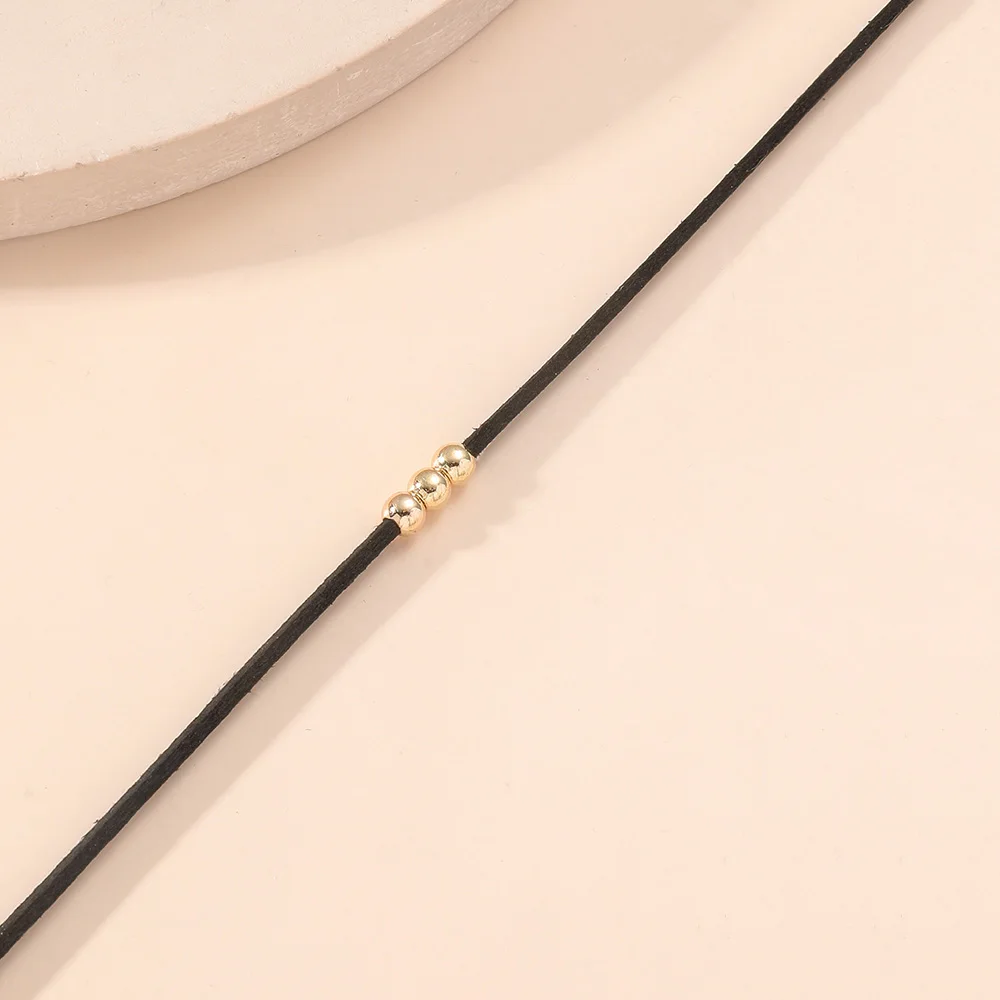 خمر القوطية قصيرة الأسود قلادة قطيفة مع حبة بسيطة الشرير الصخرة الرقبة مجوهرات الإكسسوارات عزم الدوران Chocker Collares