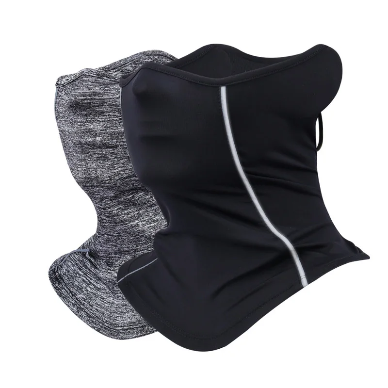 Reflektierende fast Reiten Halb gesichts maske Sommer Eis Seide Sonnenschutz staub dicht Hals kragen Schal Sport Bandana Sturmhaube Männer Frauen