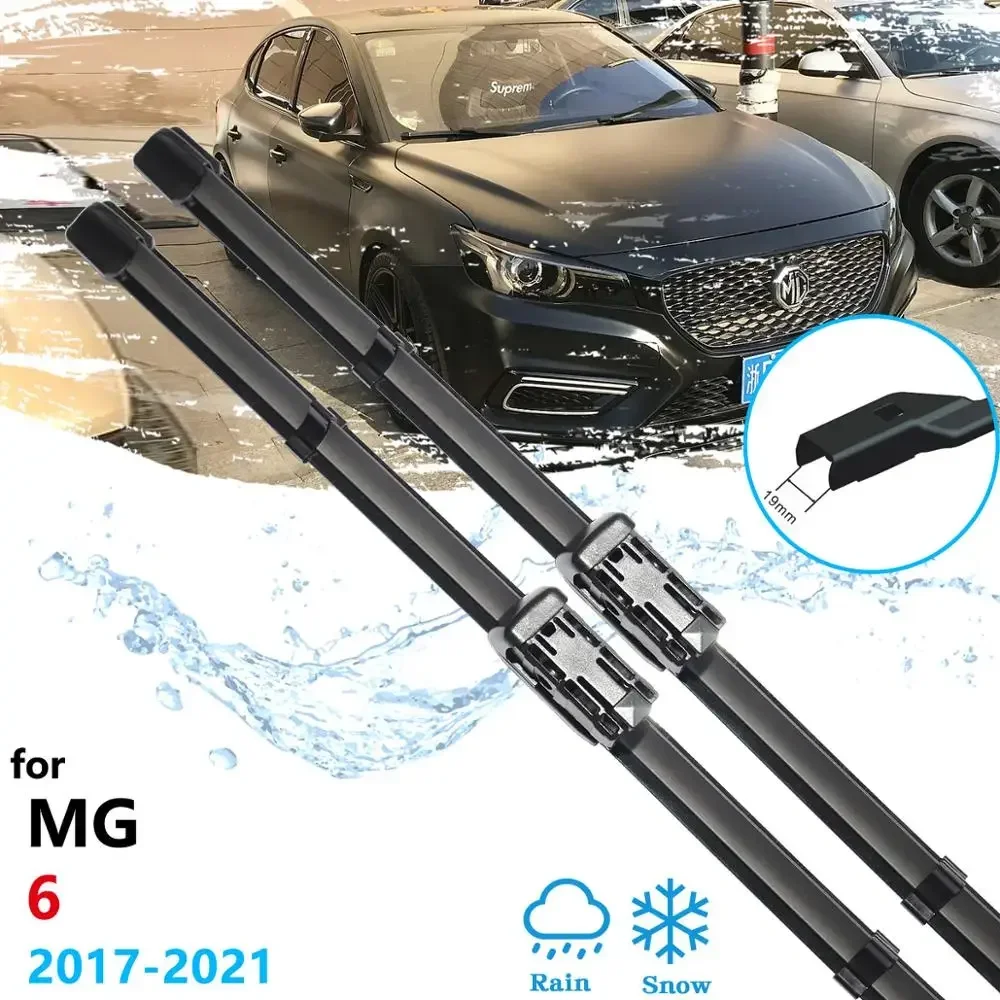 For MG 6 MG6 2017 2018 2019 2020 Window Windshield Windscreen Wipers Car Accessories Brushes Washer 2pcs Car Front Wiper Blades