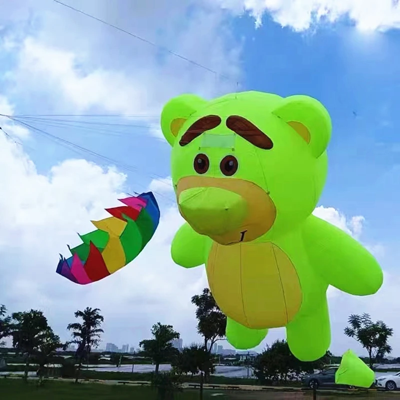 3d inflatable kites pendant large kite windsocks soft kites flying adults kite pilot octopus cometer Outdoor toys paragliding