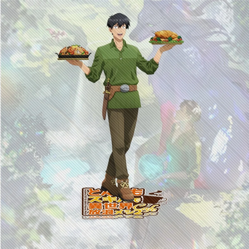 15 سنتيمتر جديد أنيمي المعسكر الطبخ في عالم آخر مع مهائي Absurd الاكريليك حامل شخصيات اكسسوارات هدية الكريسماس