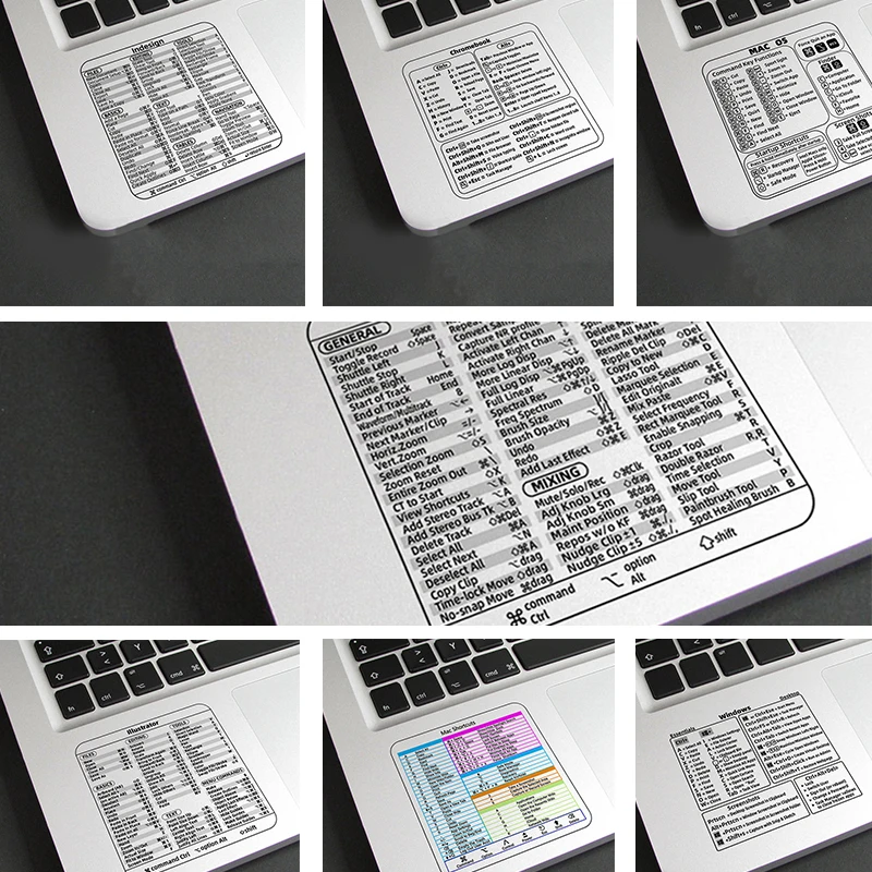 1PC Windows PC Reference Keyboard Shortcut Sticker Adhesive for PC Laptop Desktop