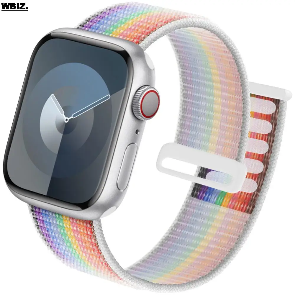 Nylon Strap For Apple Watch Band 49mm 44mm 40mm 45mm 41mm 38mm 42mm 45 mm Bracelet Correa iwatch Series 8 se 7 6 4 5 3 9 ultra 2