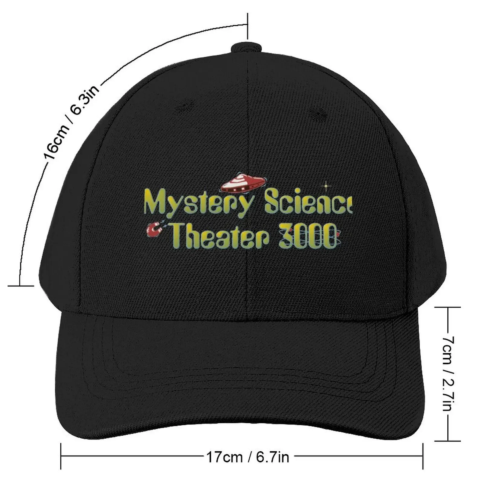 Mystery Science Theater 3000 MST3K Logo Baseball Cap hard hat western Hat Man Women's