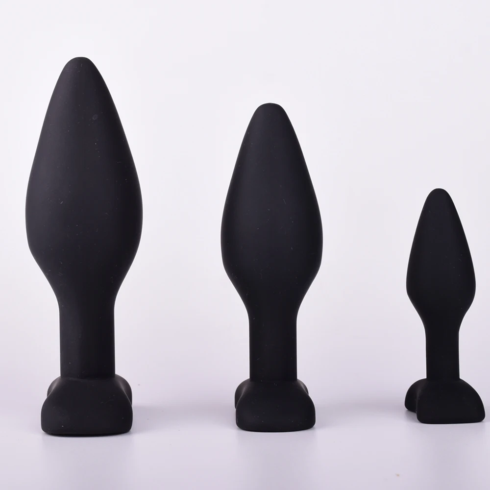 3 Size Silicone Anal Plug Set Wearable Butt Plug Stimulation Anus Masturbator G Spot Massage Dildo Bdsm Sex Toy for Man Women