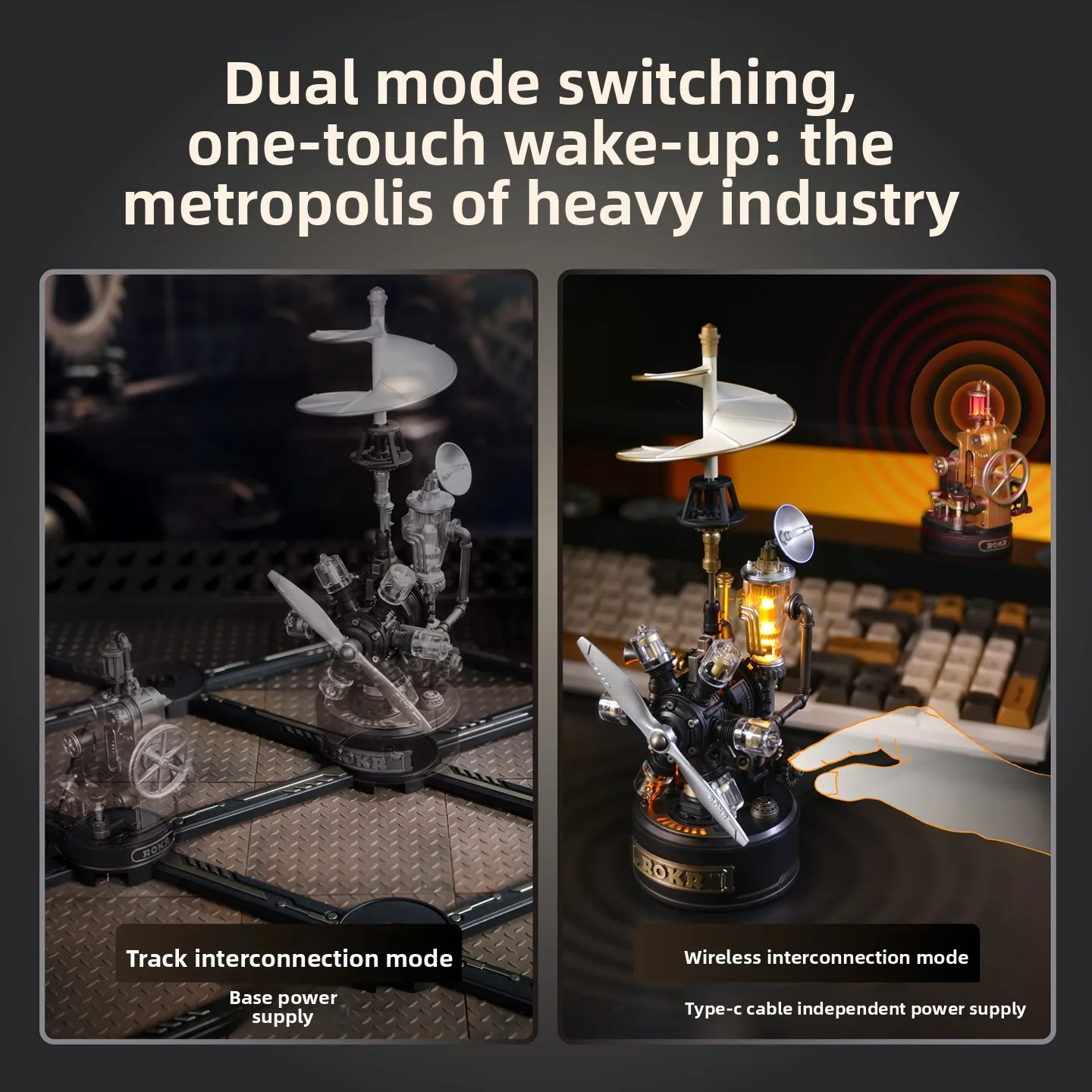 Morse Telegraph Metal 3D Puzzle DIY Mechanical Building Model Gift for Adults