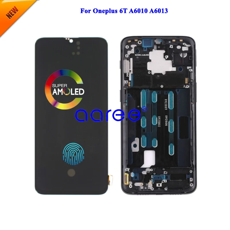 Super AMOLED LCD Screen For Oneplus 6T LCD Display for oneplus 6T Display LCD Screen Touch Digitizer Assembly