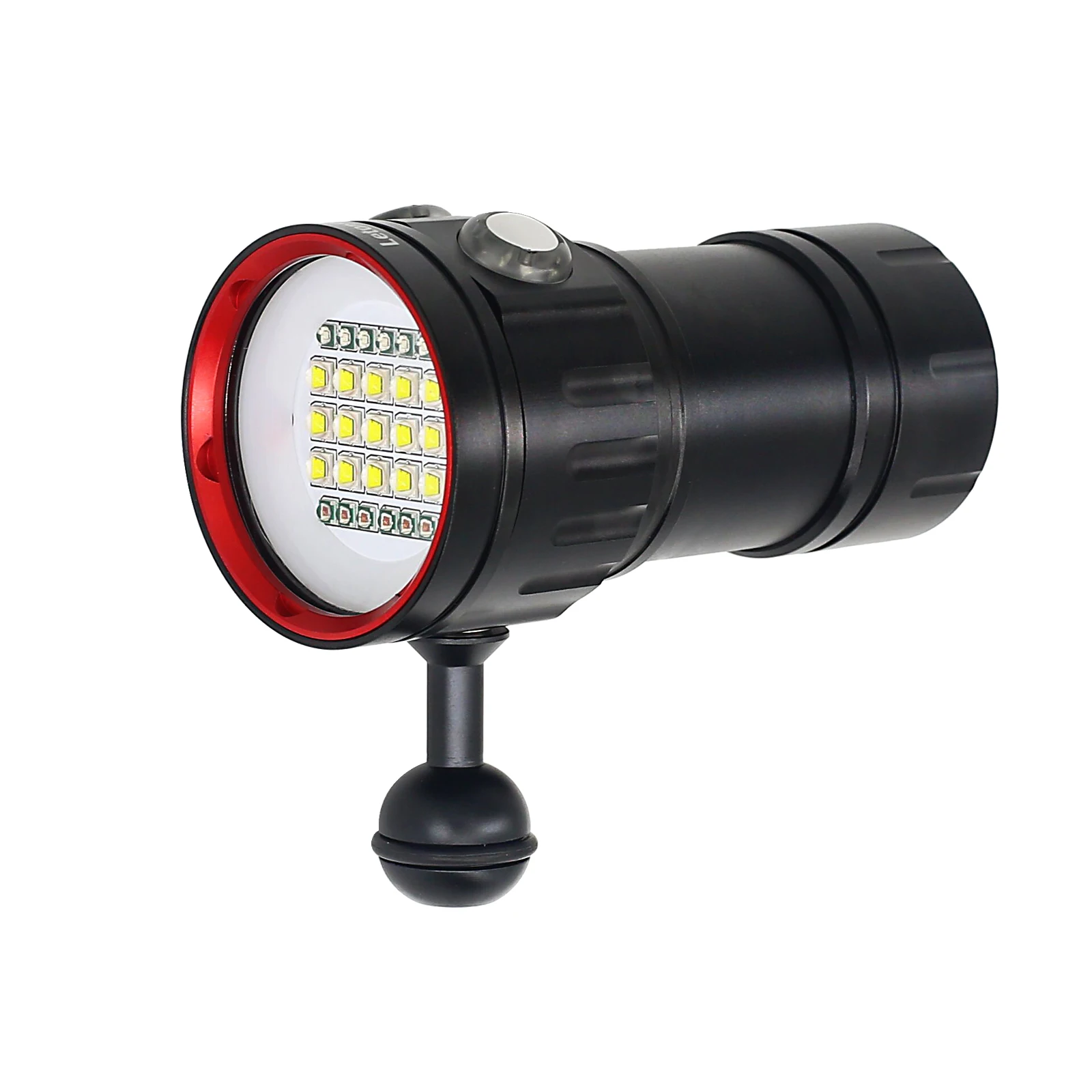 Luz LED subacuática profesional para fotografía, lámpara de resaltado de 20000 lúmenes, linterna de buceo de 100M, antorcha impermeable para cámara