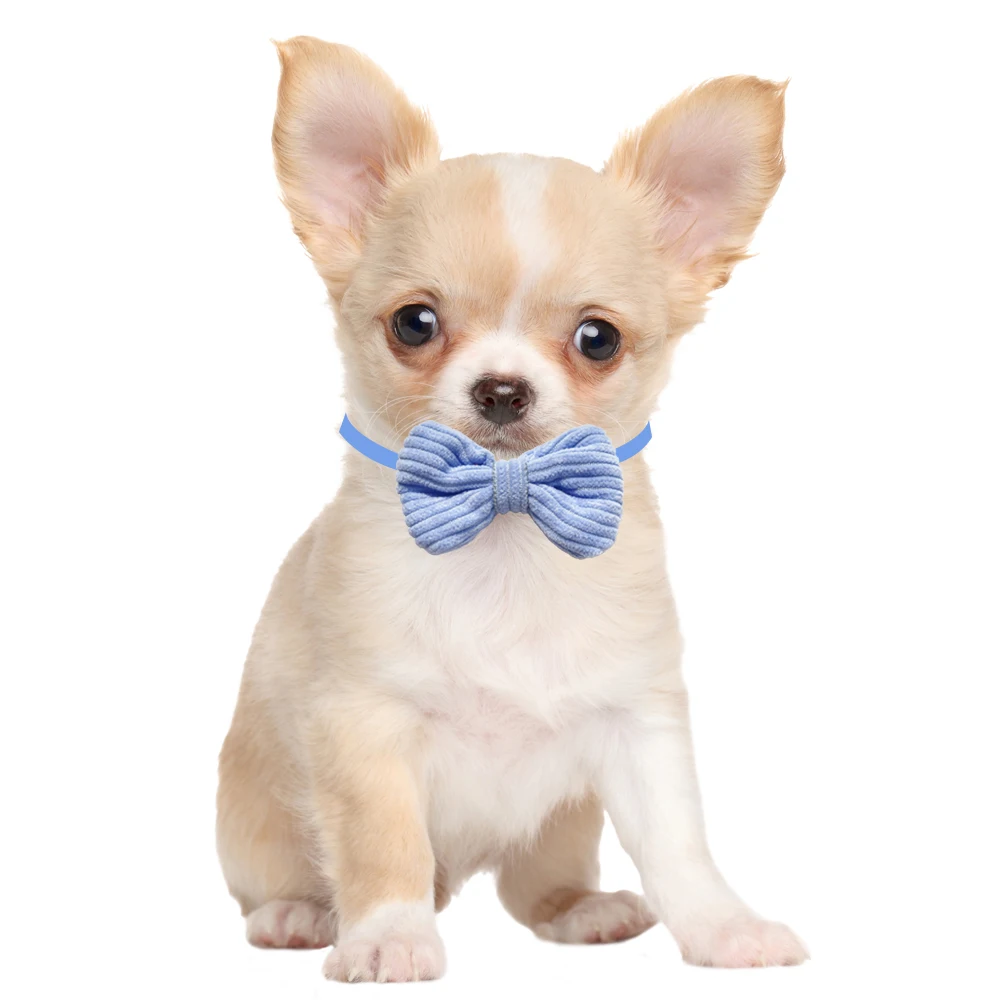 50/100pcs Small Dog Bow Tie For Puppy Dog Bowties Collar Adjustable Girl Dog Bowtie For Cat Dog Collar Pet Supplier