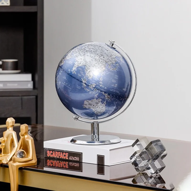 English Retro Globe Map Home Decoration Office Decor World Globe Desk Decor Ornaments School Kids Geography Education Globe