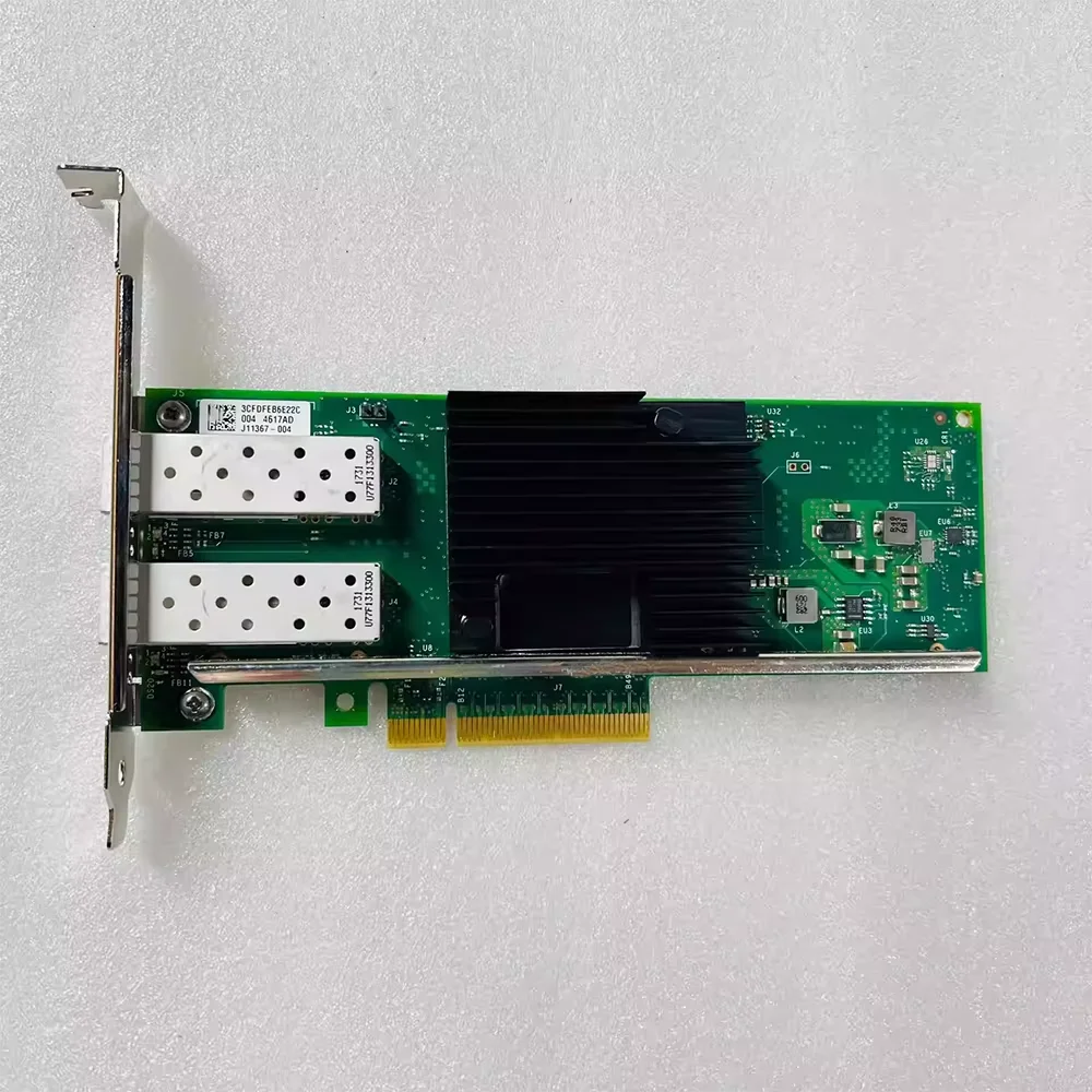 10 Gigabit net-work card With Double Electrical Ports With security blue label X710-DA2 X710-DA2BLK