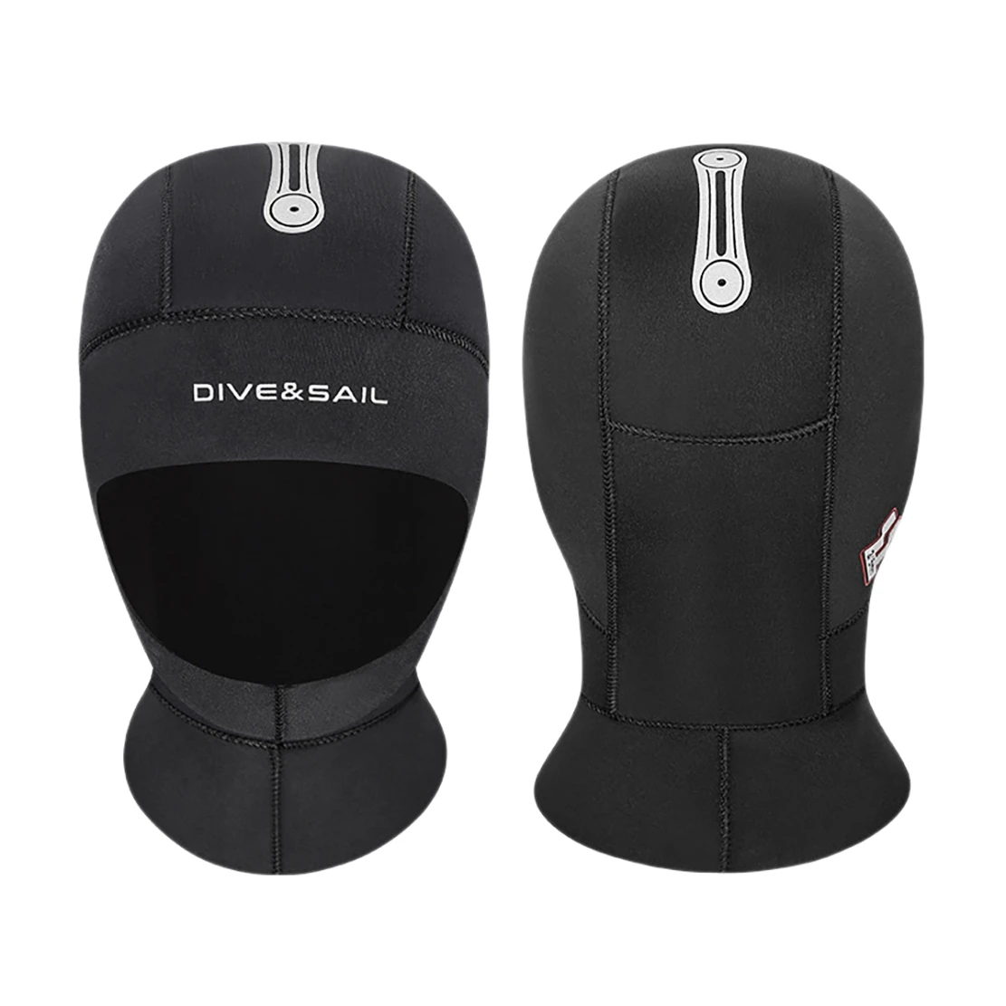 DIVE&SAIL 5mm Neoprene Diving Cap Professional Protective Swimming Cold Protection Raglan Wetsuit Hood Helmet Swimsuit M