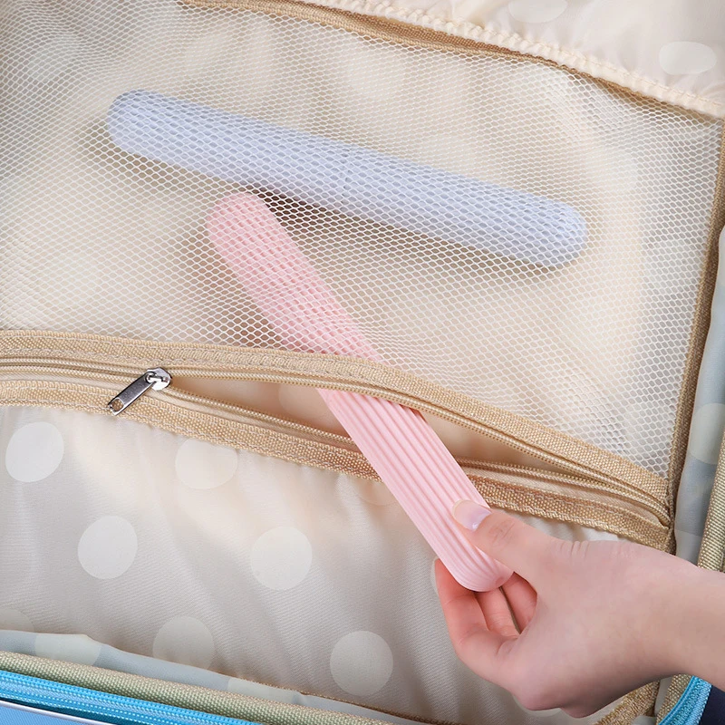 Multi-Function Toothbrush Case With Cover Portable Outdoor Travel Tooth Brush Dust-Proof Protect Box Household Commodities