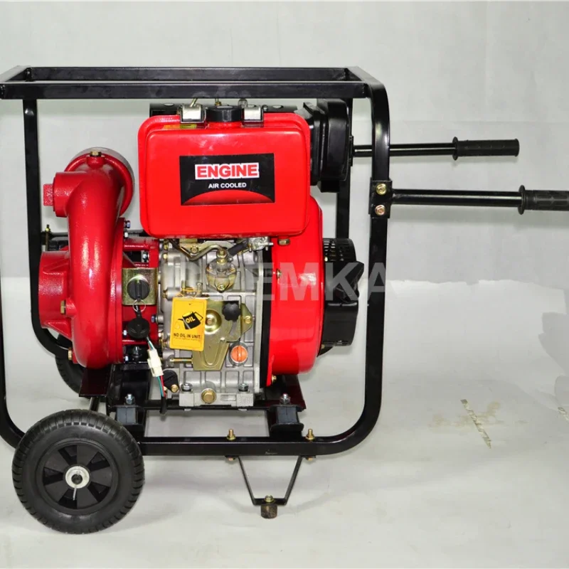 portable cast iron high pressure 13hp 100mm 4inch diesel engine water pump