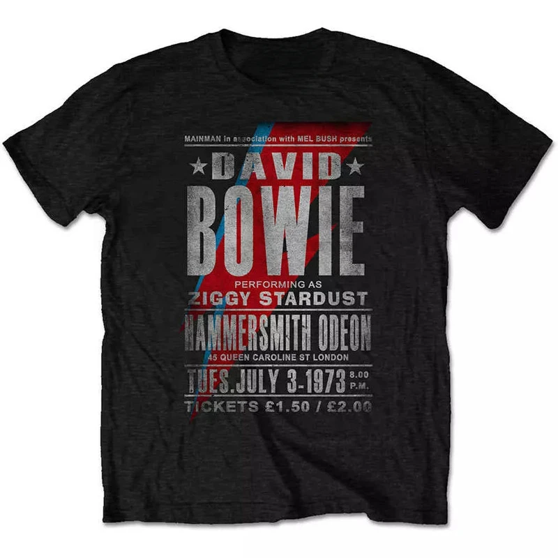 David Bowie Men's T-shirt Is A Vintage Casual T-shirt and Luxury Band Brand for Both Men and Women Top 2026 Band