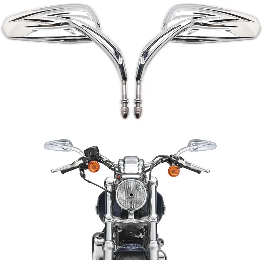 

Зеркала заднего вида для мотоцикла, боковые зеркала на руль для Street Glide Road Glide Electra Glide CVO Sportster Road King Softail F