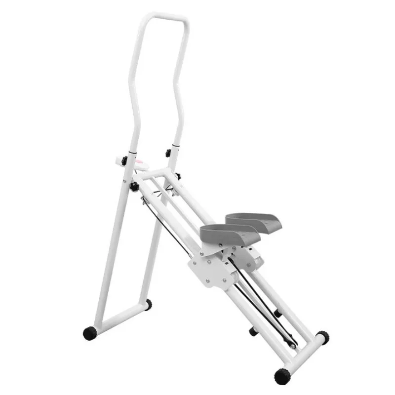 Multifunctional Stair Climber Indoor Stair Climber Home Fitness Exercise Mountaineer S Starlight White