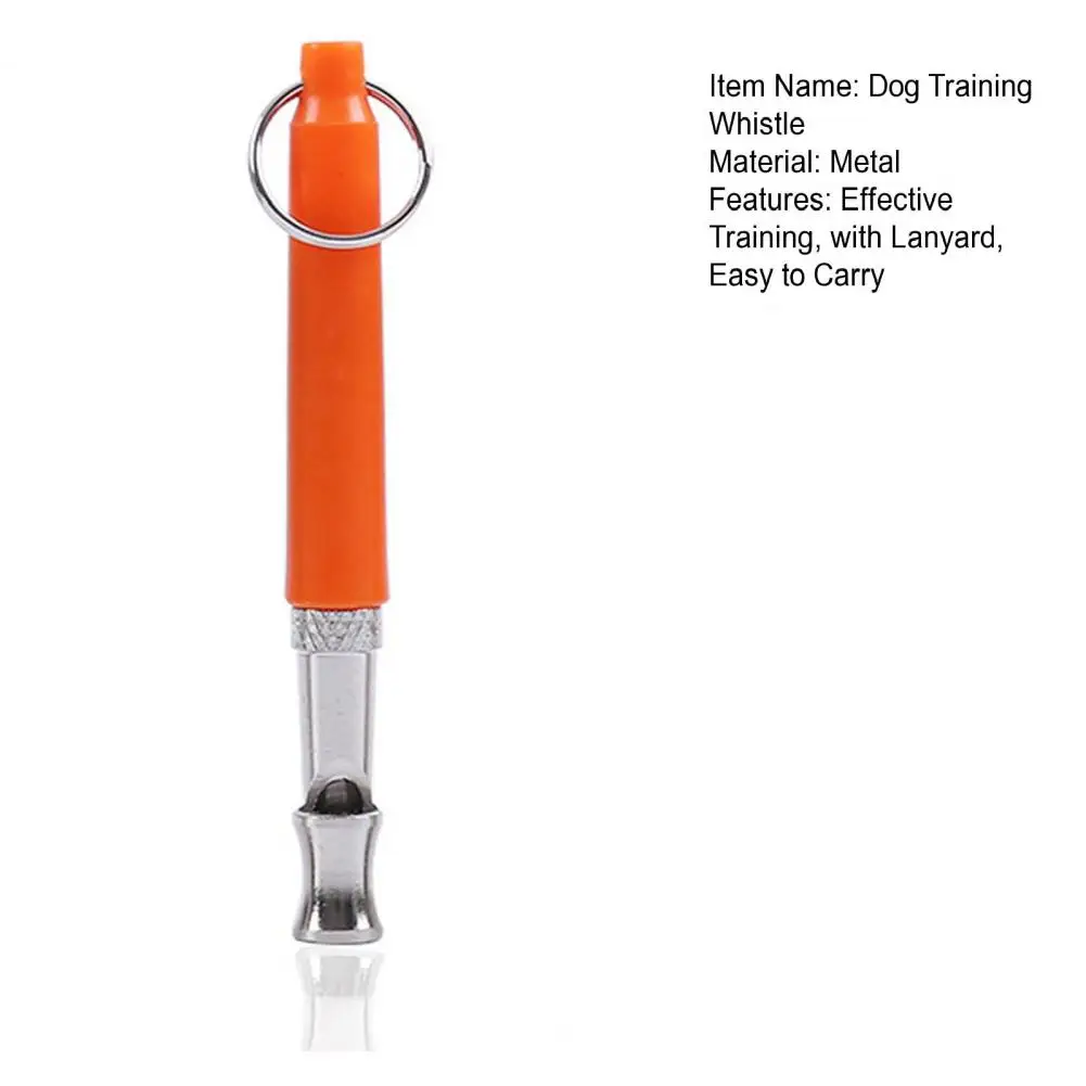 Professional Ultrasonic Dog Whistle Effective Dog Training Whistle with Lanyard Rust-proof Dog Whistles Pet Training Aid