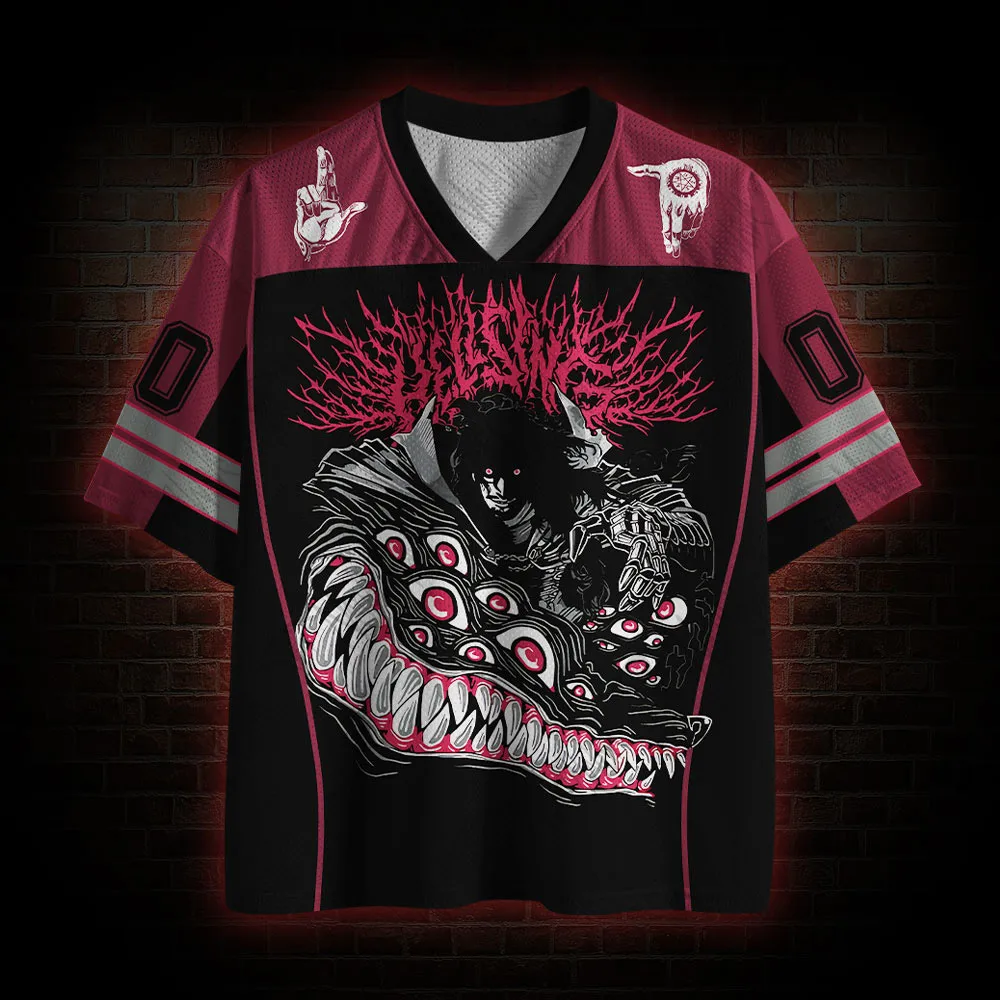 2026 New Movie Sports Fashion Adult and Children's Short Sleeve V-neck Street Eye Clothing Gothic Style Horror Fans Gift