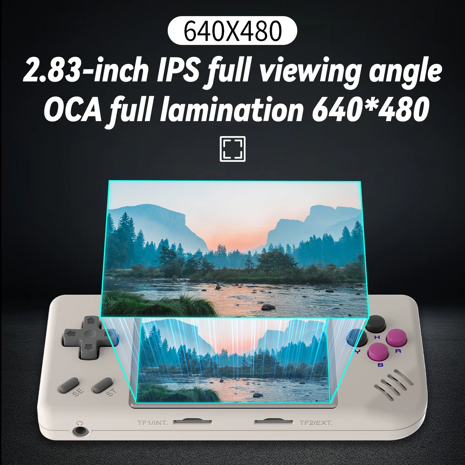 ANBERNIC RG28XX 2.83'' IPS Portable Handheld Game Players Linux System 3100mAh Mini Video Games Console PS1 GB GBA 10000+ Games