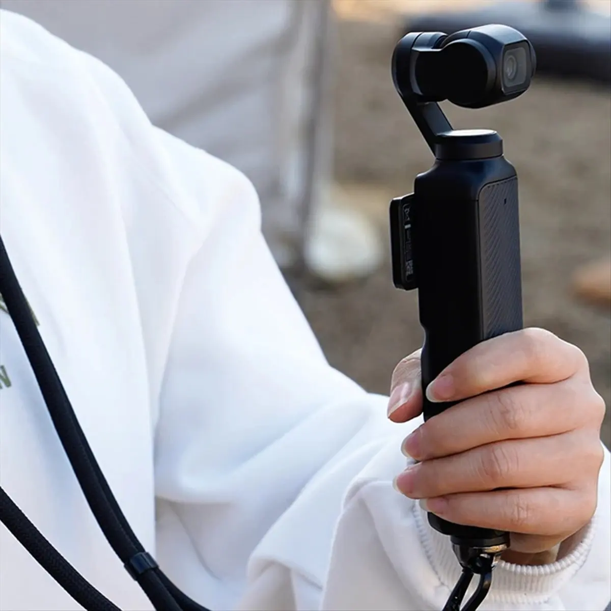【100% NEW】 Lanyard for Pocket 3 Camera Neck Cord Personalized Crossbody Rope Shoulder Strap Pocket 3 Acceeories Black