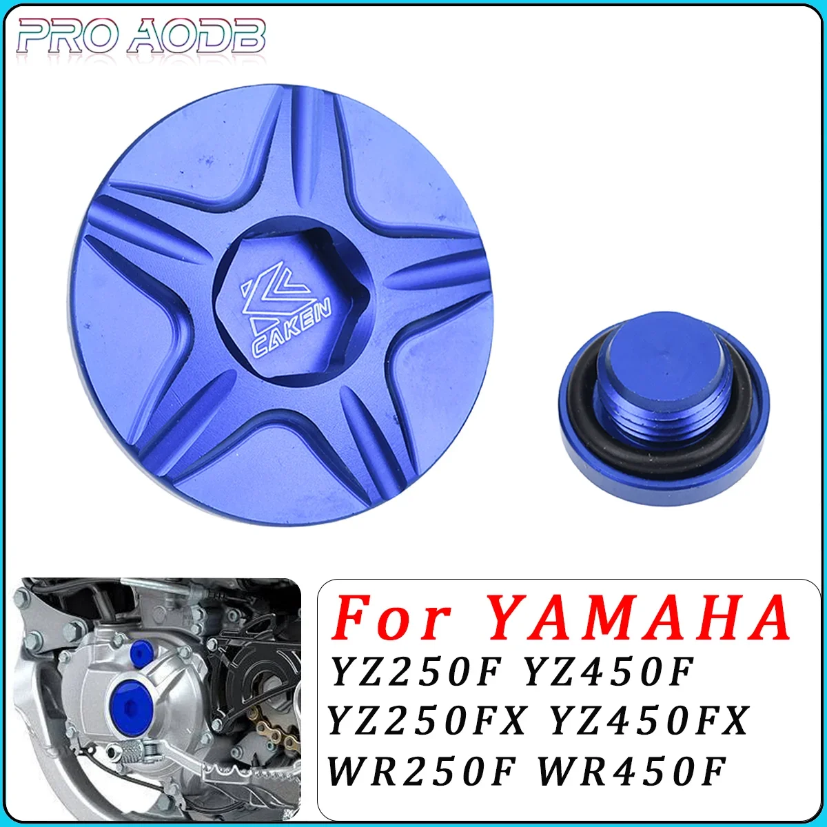 CNC Aluminum Billet Engine Timing Plug Set For Yamaha YZ250F WR250R YZ450F WR250F WR450F Off Road Motorcycle Universal Parts