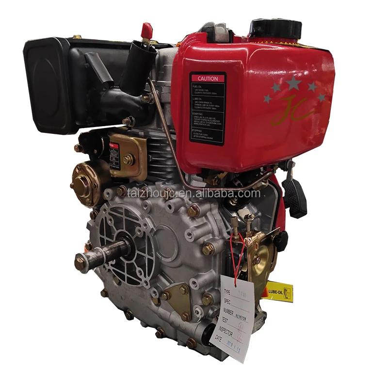 

Taizhou JC Durable 178F 7hp Single Cylinder Recoil Start/electric Start Air-cooled 3kw Diesel Engine