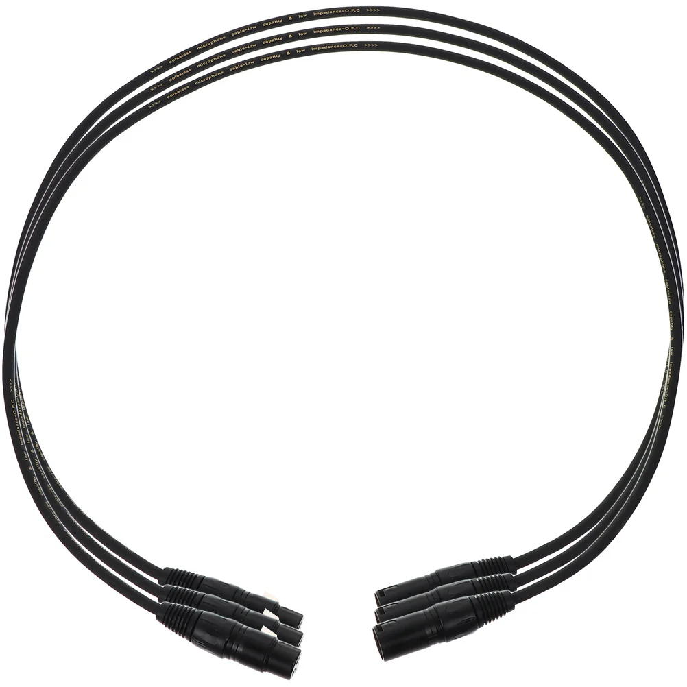 

3Pcs Xlr Cable 3M Male to Female Microphone Cord 3-Pin Low Distortion Sound System Mic Wire for Mixer Speaker Console