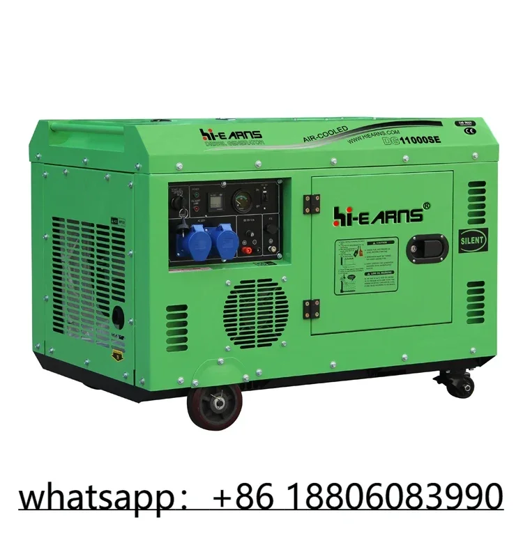 hiearns DG11000SE 8KW 10KVA portable silent die·sel generator for home use