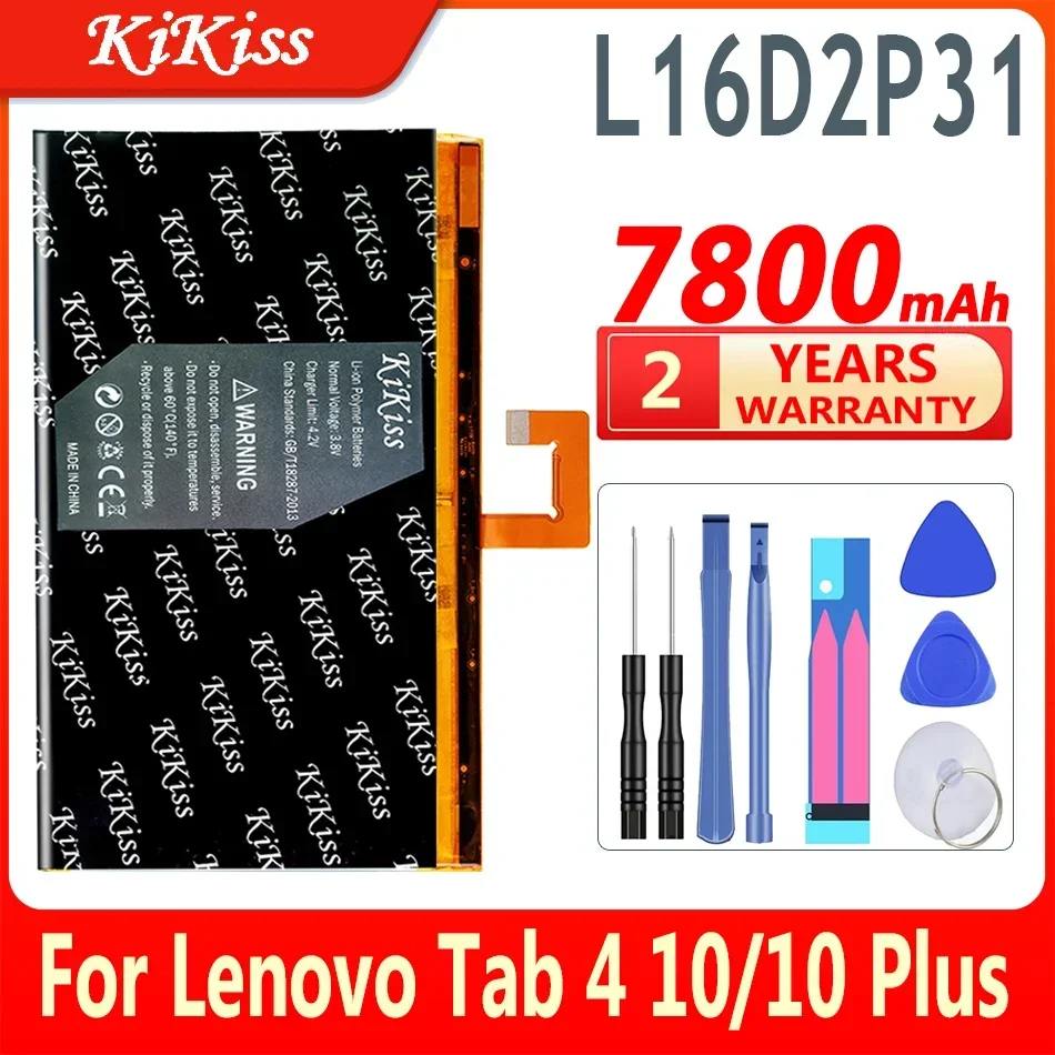 

Battery L16D2P31 For LENOVO TAB4 TAB 4 10 / 10 REL / 10 PLUS 10Plus TB-X304L X304F TB-X704F X704L X504F X504L Batteria