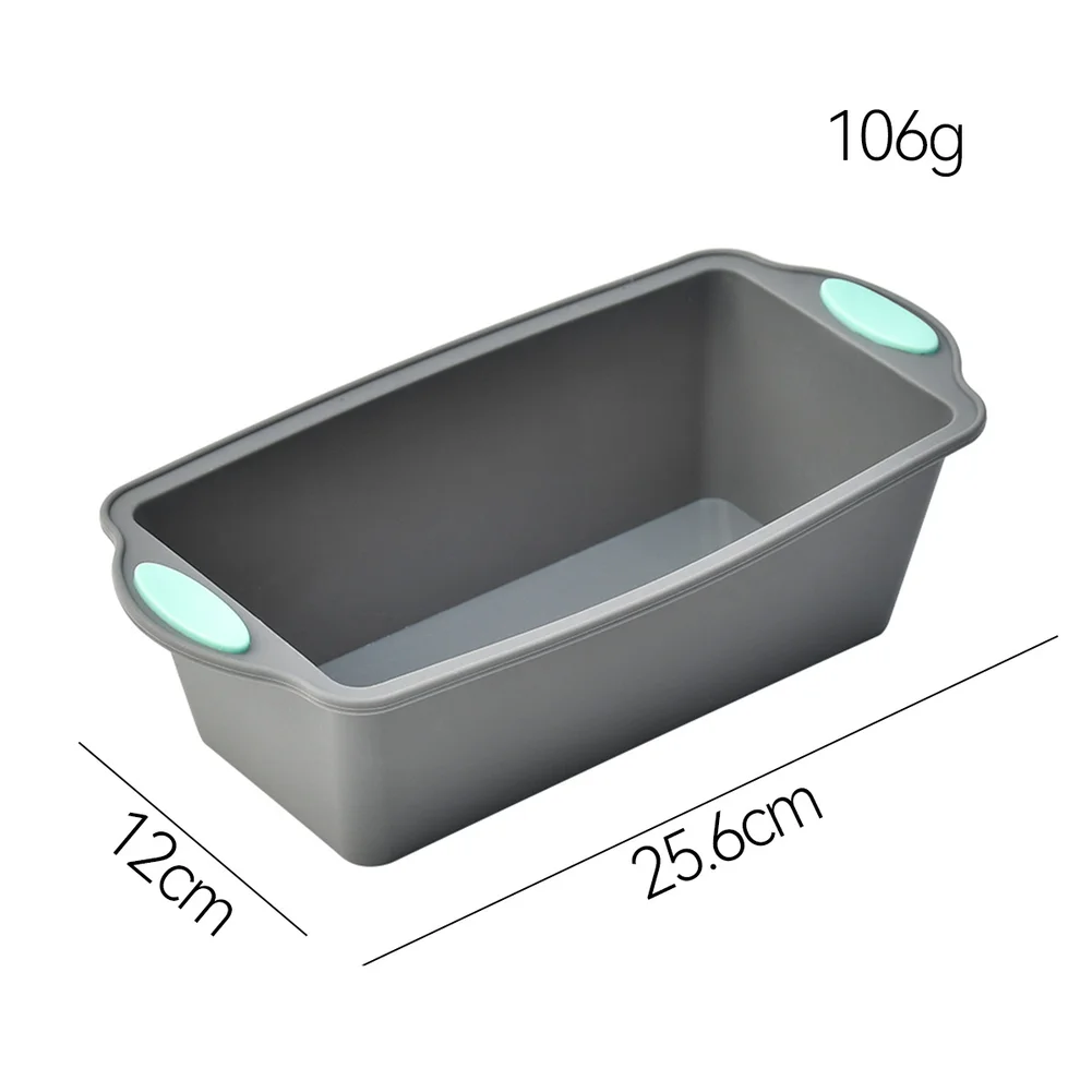 Silicone Qifeng For Mold Set for Baking 3 Piece - Square Circular Rectangular Non Easy Release Baking Tools Grey