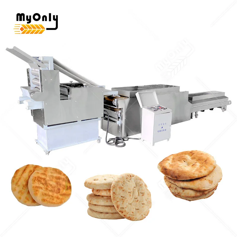 Electric Fully Automatic Roti Maker Machine Chapati Bread Production Turkish Pita Make Line