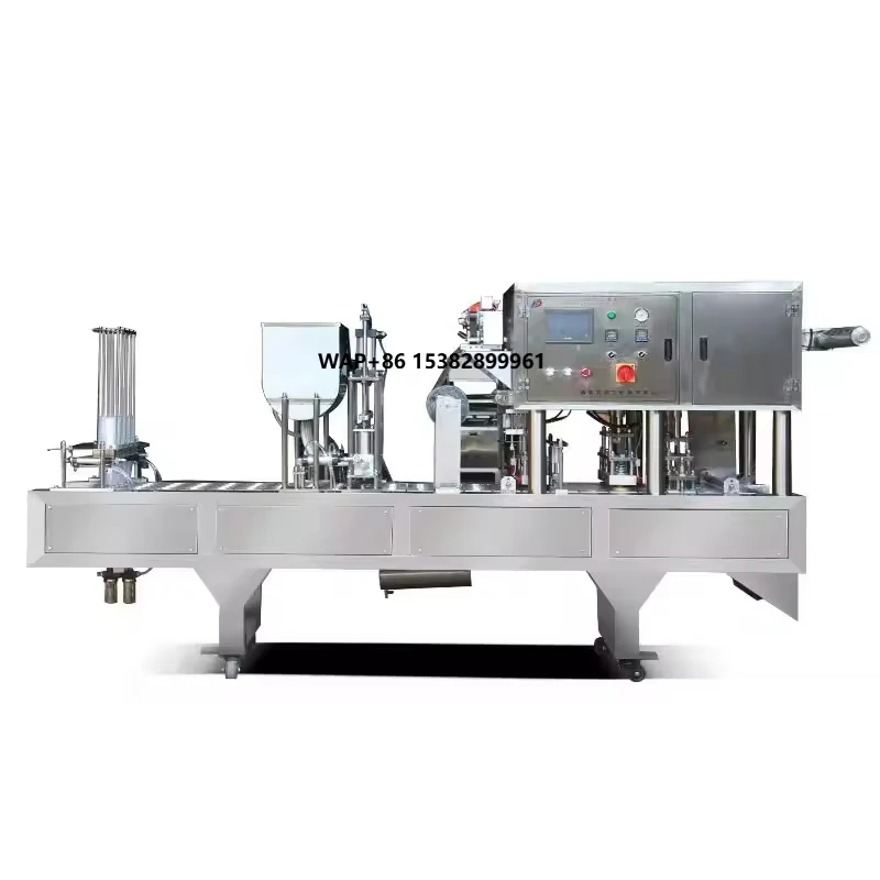 Eastbest High Speed Rotary Stainless Steel PLC Cup Sealing Filling Machine Production Line for Tube Ice Cream Manufacturing