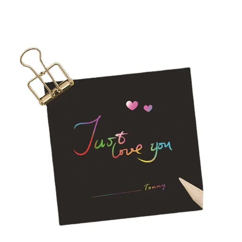 Kit de cartes en papier de peinture de couleur magique, jouet pour enfants, papier de peinture d'intérêt, bricolage d'art, Doodle d'usine, Visa, jouets éducatifs, cadeaux