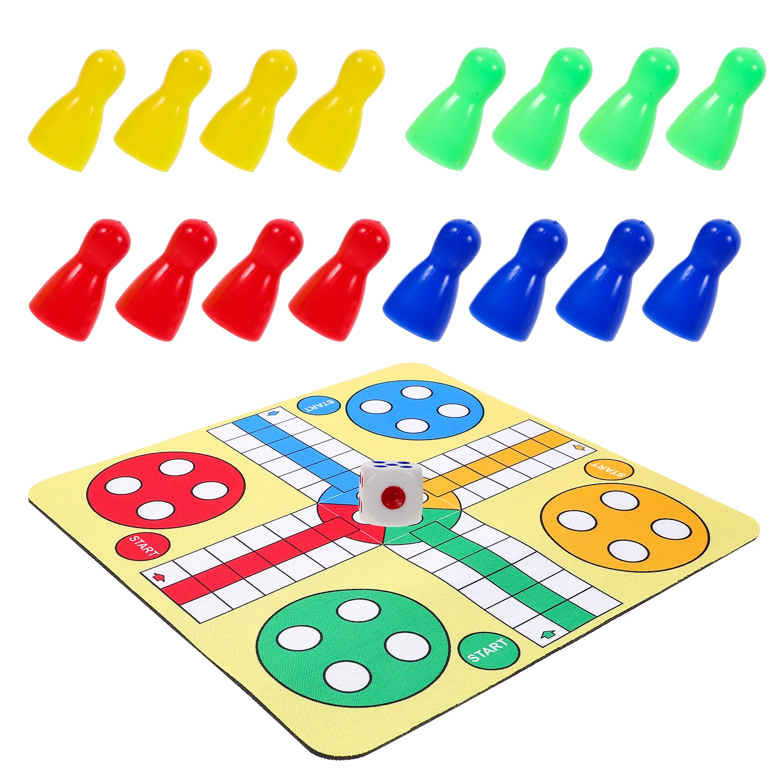 

Folding Flying Chess Set Lightweight Portable Board Mat For Party Home Ktv Fun Interactive Logic Think Plaything Travel Desk