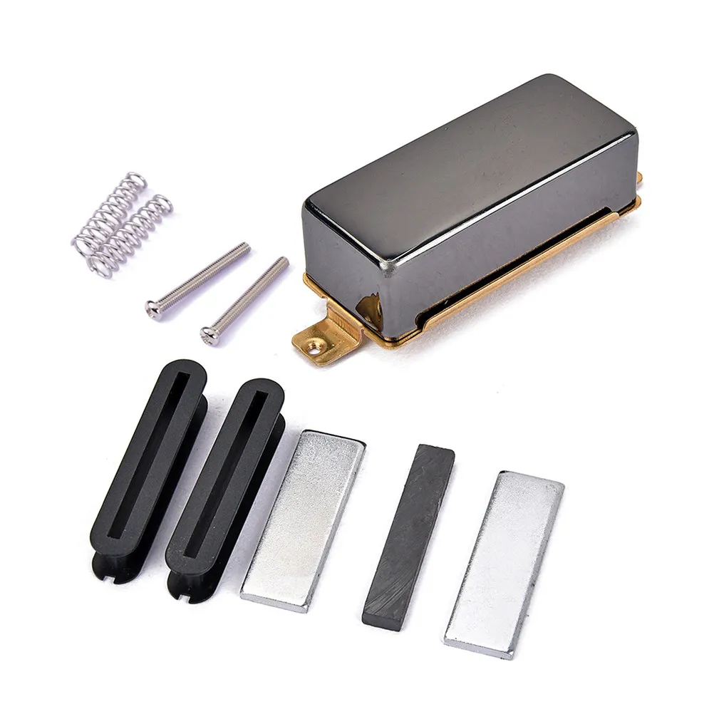 

Комплект для монтажа гитарного звукоснимателя: медный корпус, двойной звукосниматель Humbucker для грифа, базовая пластина, магнитные катушки для электрогитары