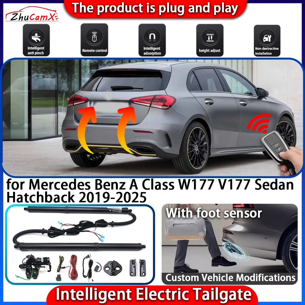 

Smart Powered Tailgate System for Mercedes Benz A Class W177 V177 Sedan Hatchback 2019-2025 Automatic Intelligent Control Kit