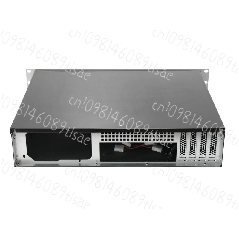 19-inch 2U Rack Server Case ATX Motherboard Black Steel Chassis Cooling Fans Tool-Free Design view 5