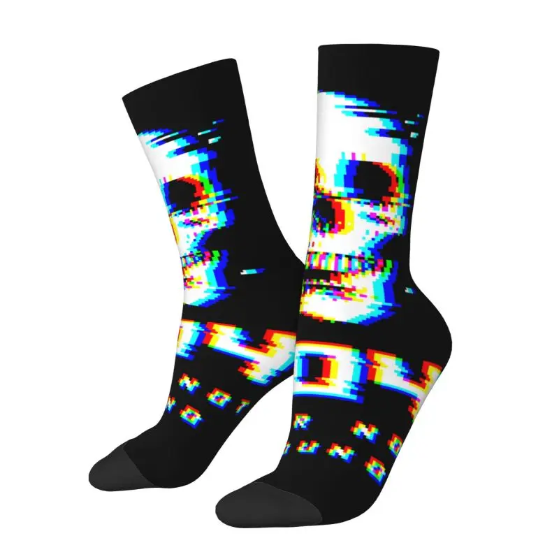 Error 404 User Not Found Mens Crew Socks Unisex Fashion 3D Print Computer Geek Programmer Dress Socks