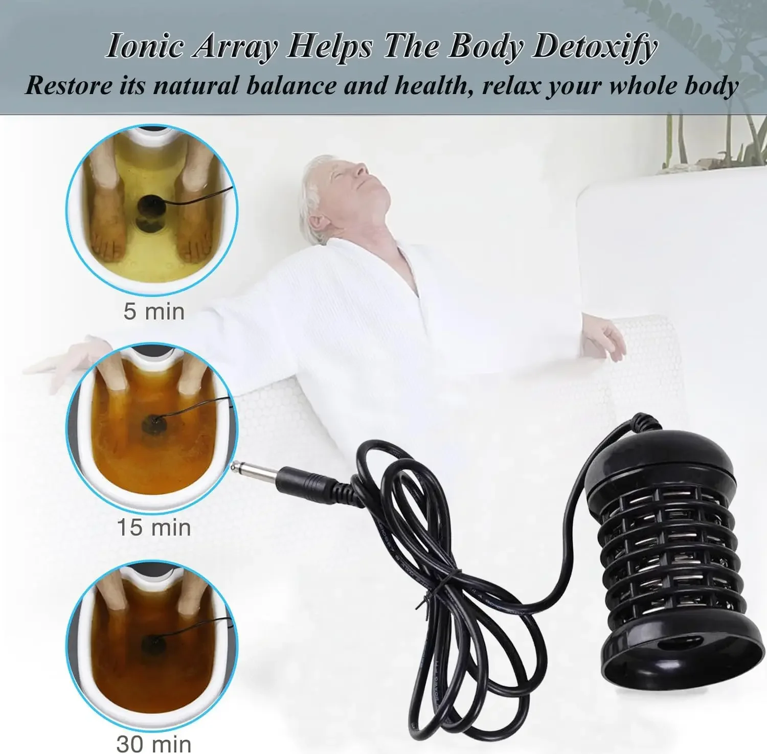 4/2/1 قطعة حمام القدم السموم الفولاذ المقاوم للصدأ صفائف ايون تطهير لآلة سبا القدم أكوا خلية تدليك الرعاية الصحية الإغاثة التعب