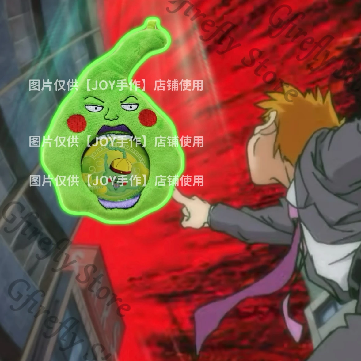 Mob Psycho 100 Protect Badge Protective Cover Anime Pendant  Ambitus Decoration Dimple Emblem Protecting Crust Magnet