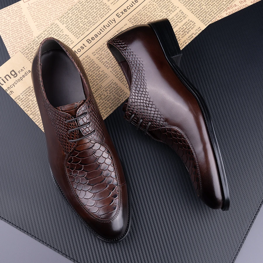 Wedding Shoes for Men Dress Oxfords Handcraft Custom Popular Business Elegant Shoe Man High Quality Zuelas De Cuero Para Hombres