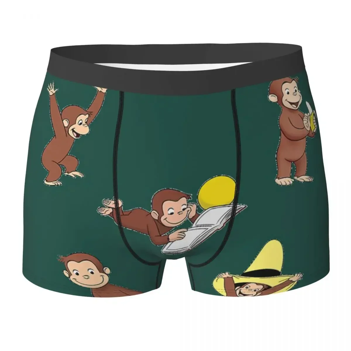 

Boxer Underpants Shorts George The Curious Monkey Cartoon For Kids Pack Panties Male Comfortable Underwear for Homme Man