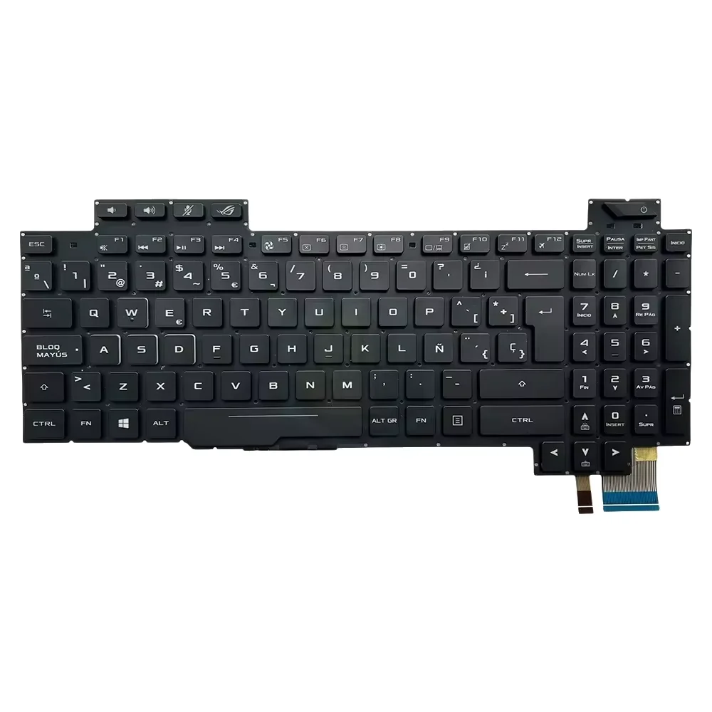SP GR UK RGB Backlight Keyboard For Asus ROG Strix GL503 GL503VM GL503VD GL503VS Notebook Spain Colorful Backlight Keyboard