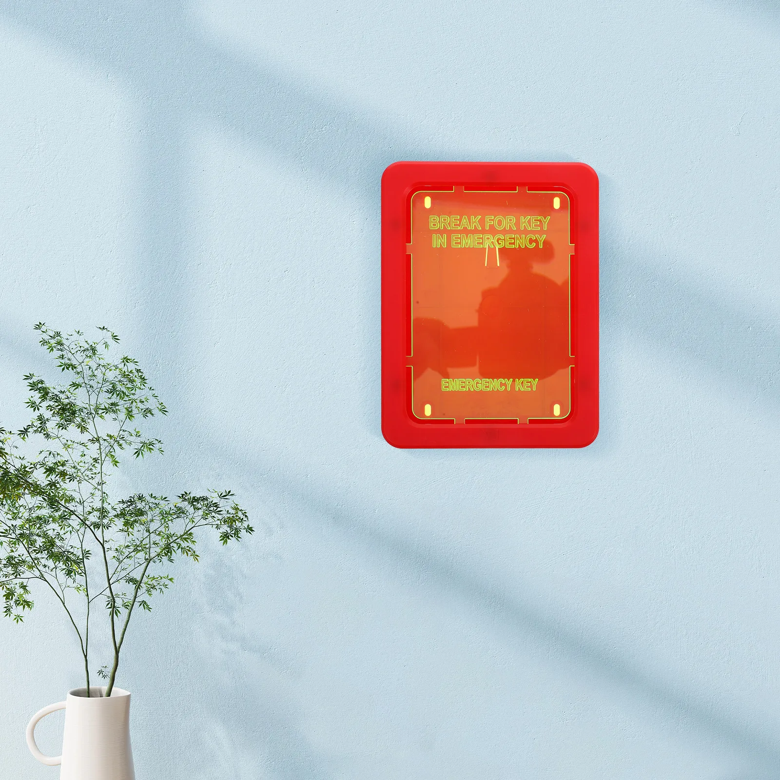 Key Box with Combination Lock Emergency Release Holder for Elevator Access Outdoor Wall Mount Secure Storage