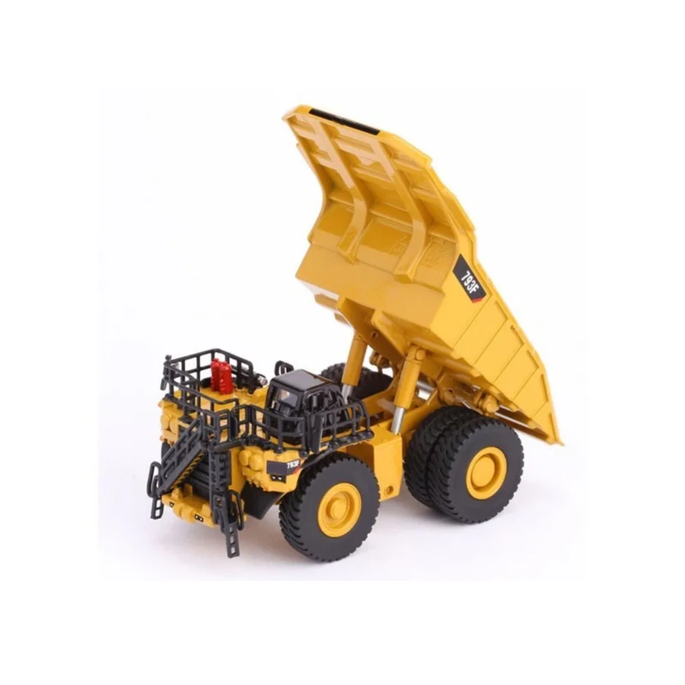 

Двухцветная модель карьерного самосвала 793F в масштабе 1:125, грязная версия, игрушка для мальчика, подарок на день рождения, декор для сцены, модель инженерной техники DM85518C