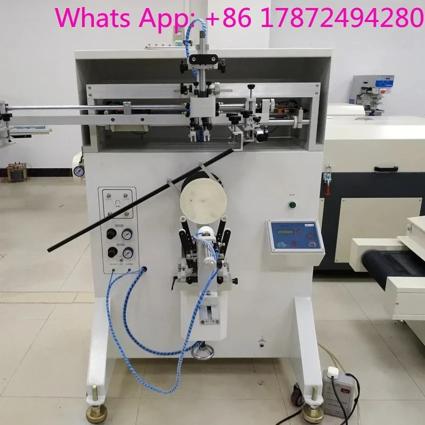 Semi-automatic Plastic PP/PET Cup Paper Cup Screen Printing Machine