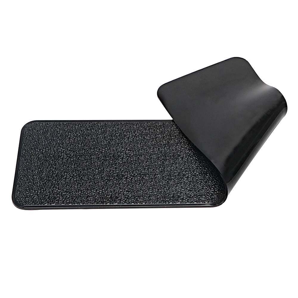 Anti-slip Mat For Phone For GPS Car Dashboard Sticky Pad Black Car Interior PU Non-Slip Mat Holder Gel Magic Leather Texture