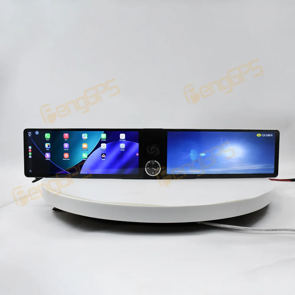 

12.3" Dual Screen Android 13 CarPlay Car Radio For Toyota Corolla 2014-2016 Touch Screen Multimedia Player GPS Navigation DSP