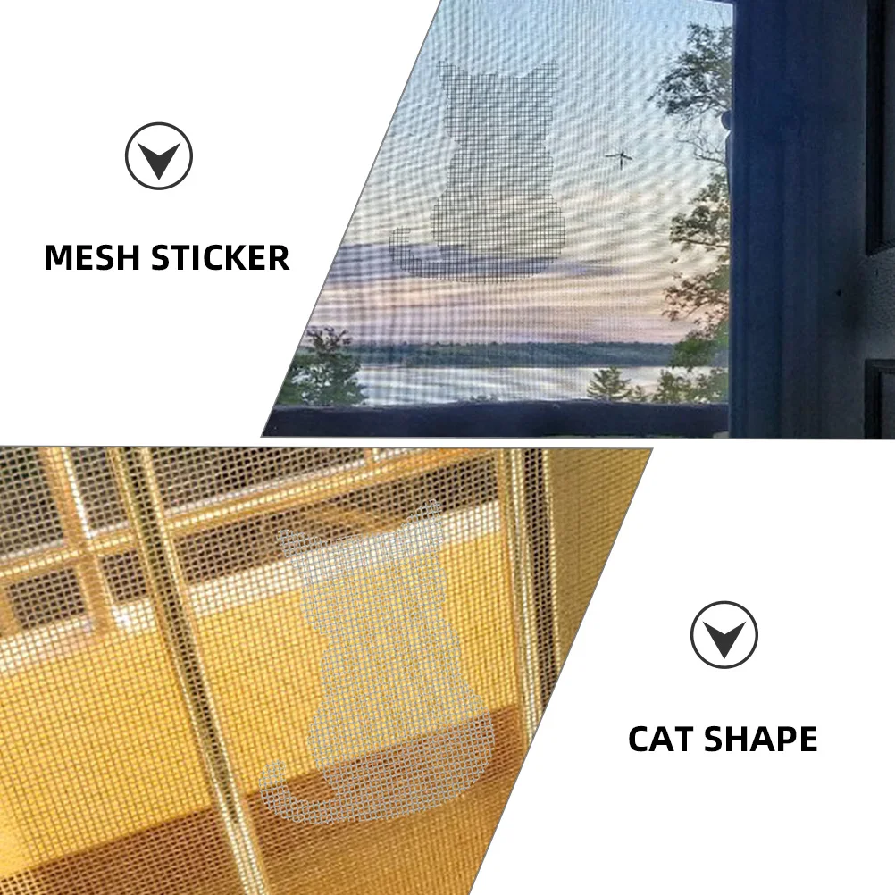 

20 Pcs Mosquito Anti-patch Self-adhesive Mesh Repair Tape Screen Stickers Window Double Sided Strong Tapes